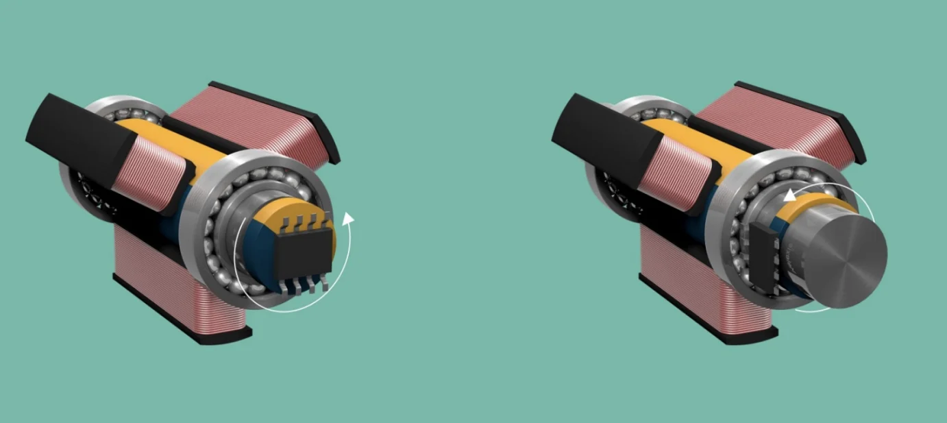 Melexis Magnetic End of Shaft -Through Shaft